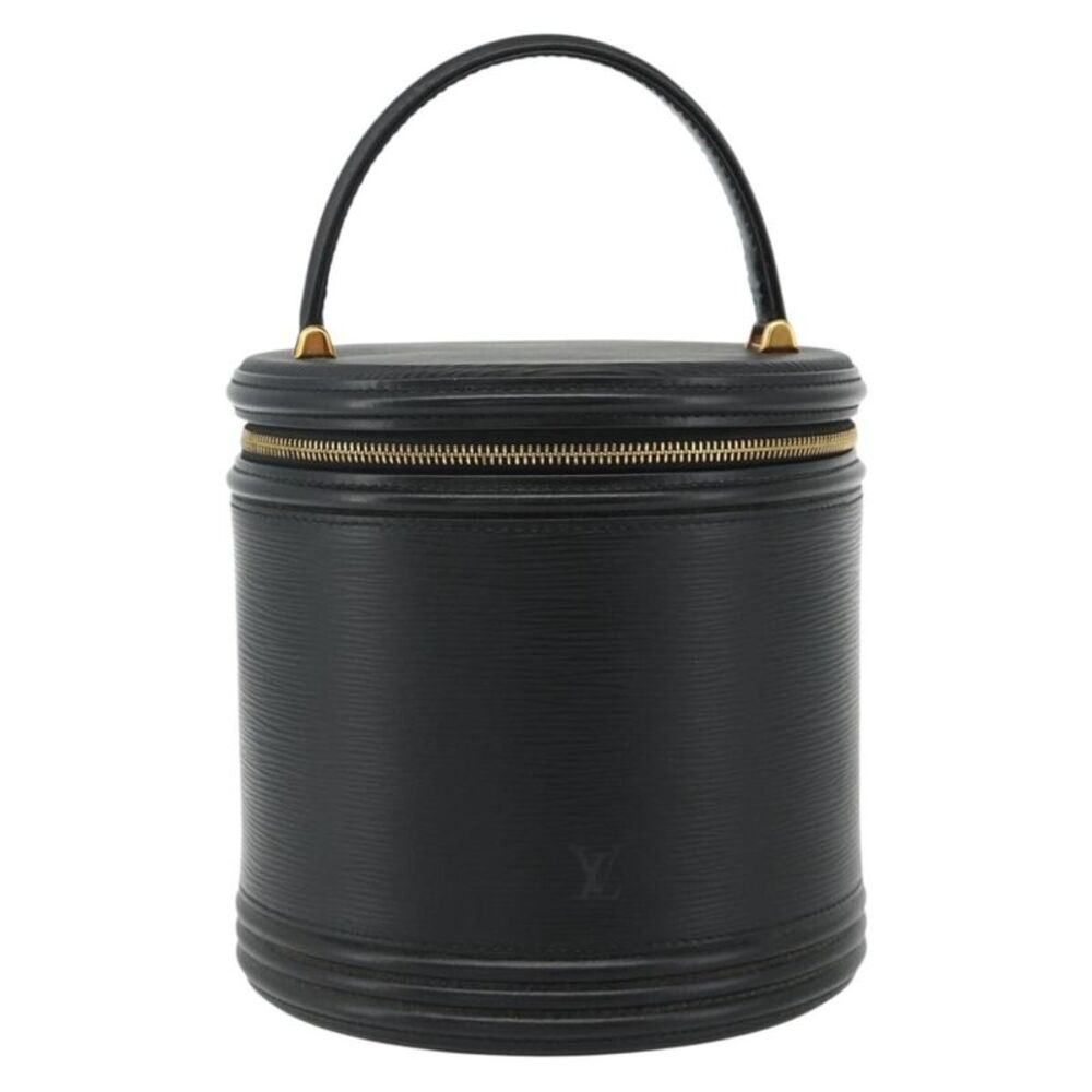 Louis Vuitton Cannes Epi Leather Black Leather Handbag